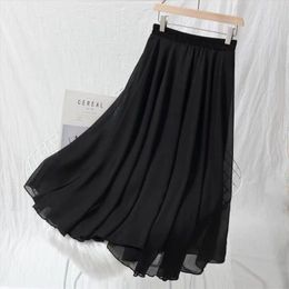 black chiffon maxi skirt uk