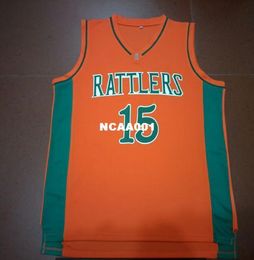 Vintage Real pictures All embroidered with stitched DeMarcus Cousins LeFlore College jersey Size S-4XL or custom any name or number jersey