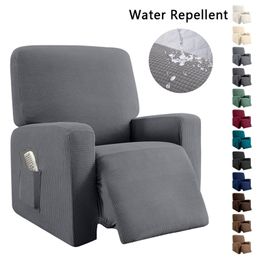 Granbest Water Repellent Recliner Chair Cover High Stretch Couch Slipcover Super Soft Fabric Sofa Seat Cover 201222