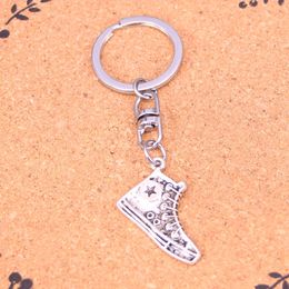 Fashion Keychain 30mm basketball shoes Pendants DIY Jewelry Car Key Chain Ring Holder Souvenir For Gift