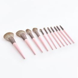 11pcs/set Professional Makeup Brushes Set Powder Blush Eyeshadow Sculpting Brush Make Up Brushes Cosmetic Sets 3 sets