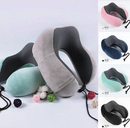 Memory Foam U Shaped Neck Support Head Rest Cushion Travel Pillow Protection Pillow1