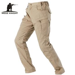 MEGE Brand Tactical Army Pants Camouflage Military Clothing Durable Rip Stop Cargo Pants Combat Trousers Dropshipping LJ201007