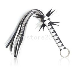 Bondage Leather Slave Master Whip Ride Crop Bandage Weird Photography Tool Flogger Queen Restrained Role Play AU987