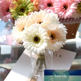 1pc Artificial Flowers DIY Art Simulation Chrysanthemum Bridal Silk Fake Flowers for Home Office Garden Party Wedding Decoration
