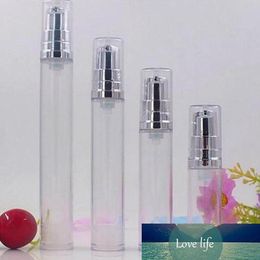 15ML 12ML 10ML 5ML Clear Airless Lotion Pump Bottle Emtpy Refillable lotion pump Container