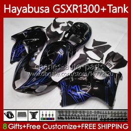 Hayabusa Body For SUZUKI GSXR 1300CC GSX R1300 Blue black 1300 CC 1996-2007 74No.171 GSX-R1300 GSXR-1300 2002 2003 2004 2005 2006 2007 GSXR1300 96 97 98 99 00 01 Fairing