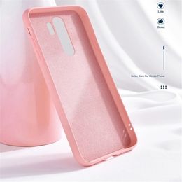 Liquid Silicone Cases For Xiaomi Poco M3, X3 Pro, NCF, F3, Redmi Note 8, 9, 10 Pro