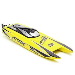 Volantex V792-4 70cm RC Boat Radio Control Boat ATOMIC 2.4Ghz RTR 60km/h High Speed Brushless RC Boat Vehicle Toys