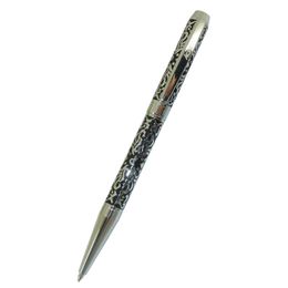 ODM Craving Branded Ballpoint Pen Unisex Brass Slim Twist Ball Pens with Custom Design Personalised School Cute Emboss Ball Pen 201111