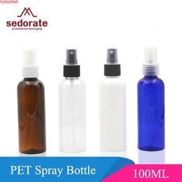 Sedorate 50 pcs/Lot Mist Spray Bottle For Cosmetic High Quality PET 100ML Lotion Perfume Automizer Refillable JX048-2good product