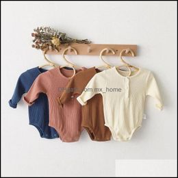 Rompers Jumpsuits&Rompers Baby & Kids Clothing Baby, Maternity Ins Boys Girls Knitted Long Sleeve Autumn Spring Newborn Jumpsuits Climb Clot