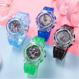 Factory direct sale assassin Wu Liuqi cartoon LED luminous watch anime children watch 567 student watch