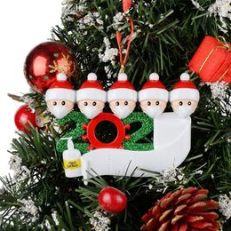 Christmas Decorations for Home Christmas Tree Haning Pendants Gifts Xmas Ornaments Quarantine Family Xmas Gifts Natal Noel Y201020