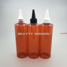 250ML 24 pcs/lot Red Plastic Bottle With Pointed Mouth Cap, 250CC Lotion / Jam Packaging Bottle, Empty Cosmetic Containergood qualtity