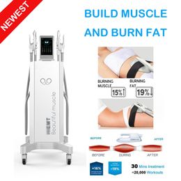 2 Handles shaping EMslim EMT machine EMS Muscle Stimulator High power electromagnetic fat burning beauty equipment free logo