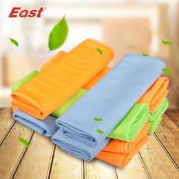 East 5 Pcs 30x40CM Microfiber Glass Towel Window Windshield Cleaning Cloths Eyeglass Towels Fast Drying Durable Glass Taps 201022