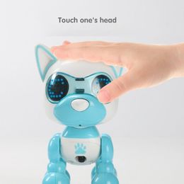Robot Dog Robotic Puppy Interactive Toy Birthday Gifts Christmas Present Toy for Children LJ201105