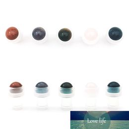 20pcs Natural Gemstone Roller Ball 7*10mm Accessories Fit Thin Glass 1ml 2ml 3ml 5ml Perfume Vial Essential Oil Roll on Bottle