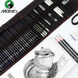 Sketch pencil set painting carbon pen tool pen curtain art supplies full set of student learning set Art supplies Y200709