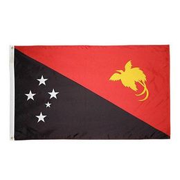 New Guinea Flag High Quality 3x5 FT 90x150cm Flags Festival Party Gift 100D Polyester Indoor Outdoor Printed Flags Banners