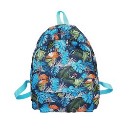 With Zipper Zaino Zaino Waterproof Personalized Cartoon bag Flamingo School Student Computer Backpack
