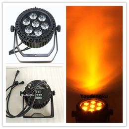 20 pieces outdoor led dmx Slim par can 7x15w rgbwa compact par 5 in 1 waterproof led par lighting