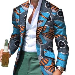 African Men Clothes Smart Causal Customised Slim Fit Fancy Suit Blazer Jackets Formal Coat Business Dashiki Party Wedding WYN530 201027