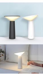 Simple Rotatable Mushrooms Led Night Light USB Charging Bedside Night Lamp Moon Lamp Living room Desk Lamp Kid Sleep Light