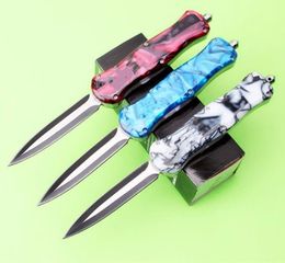 butterfly Queen Bee double dual action D/E Hunting Folding Pocket Knife Survival Knife Xmas gift pocket tool automatic knives