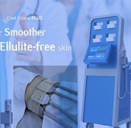 Shockwave ED Physical Therapy Kryo Body Slimming machine cryolipolysis equipment with 4 cryo plates can use at the same time