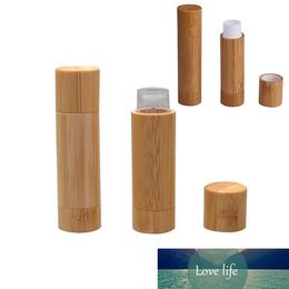 30/50/100pcs 5ml Bamboo Professional Cosmetic Directly Filling Lip Balm Container, 5g Empty Natural Bamboo Beauty Lipstick Tube
