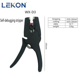 Self-Adjusting wire stripping clamp insulation wire stripping range 0.03-10mm² wire cutting range 0.03-10mm Flat Nose WX-D3 Y200321