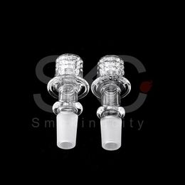 New Diamond Knot Quartz Enail Banger 14mm 18mm Male Female Quartz Enail Banger For Dab Rigs Glass Water Pipes