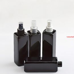 250ML X 24 Black Brown Clear Blue White Square Bottles With Spray Pump,PET Sprayer Pump Bottle,Fine Mist Bottlesgood qualtity