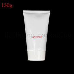 30pcs 150g clear frosted plastic Lotion Containers Empty Makeup squeeze white tube Refilable Bottles Emulsion Cream Packagingbest qualtity