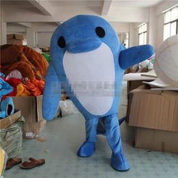 Mascot CostumesCustom Made Baby Seal Cartoon Doll Costume Marine Animal Doll Head Wear Walking Doll Dolphin Costume