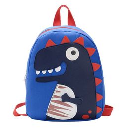 2020 Kids Girls Cute Dinosaur Backpack Children Schoolbag Rucksack Cartoon Daypack LJ201225