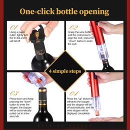 New Professional Dry Battery Electric Automatic Bottle Kitchen Tools Wine Opener Corkscrew 201201