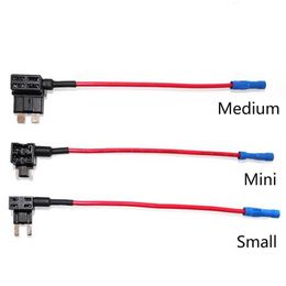mini fuses UK - 12V Fuse Box Holder Add-a-circuit TAP Adapter Mini Small Medium ATM APM Blade Auto Fuse holder Adapter