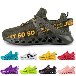 wholesale mens womens running shoes trainers triple blacks white red yellows purple green blues orange light pink breathable outdoor sports sneakers