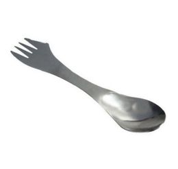 2021 Fork spoon spork 3 in 1 tableware Stainless steel cutlery utensil combo Kitchen outdoor picnic scoop/knife/fork set
