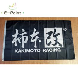 Japan Kakimoto Racing Flag Black 3*5ft (90cm*150cm) Polyester flag Banner decoration flying home & garden flag Festive gifts