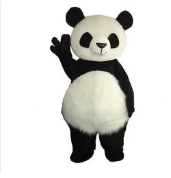 Professional custom lovely panda Mascot Costume Cartoon China Panda Character Mascot Clothes Christmas Halloween Party Fancy Dress