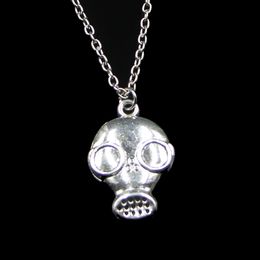 Fashion 28*19mm Gas Mask Steampunk Pendant Necklace Link Chain For Female Choker Necklace Creative Jewelry party Gift