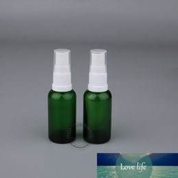 10pcs/Lot Empty 30ml High Quality Glass Essential Oil Bottle, 30cc/1oz Green Spray Bottles, Refillable Atomizer