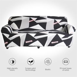 slipcovers sofa tight wrap all-inclusive slip-resistant sectional L-shape corner sofa cover elastic couch cover 1/2/3/4 Seater 201222