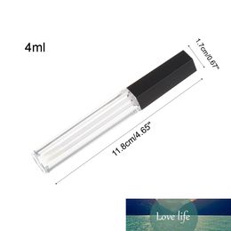 Empty Six Sides Lip Gloss Tube Clear Cosmetic Packaging Containers New Arrival 4ml Plastic Lip Gloss Wand Tube