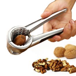 High Quality Funnel Shaped Nut Stainless Steel New Quick Funnel Shaped Nut walnuts Cracker Sheller Nut Opener Clip 201202