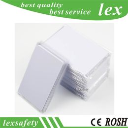100pcs Proximity blank 13.56MHz Icode Sli Smart Card Printable RFID white cr80 pvc ISO 15693 ICODE2 IC PVC Contactless cards